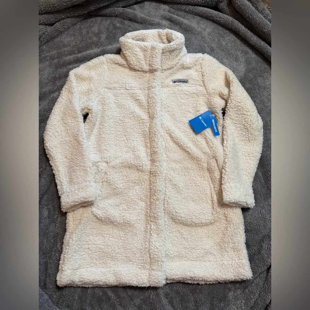 NWT Columbia Women's Long Fleece Jacket - Picture 7 of 9